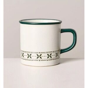Hearth & Hand Magnolia Coffee Mug‎ Cup Fair Isle Winter Scandi Christmas Green